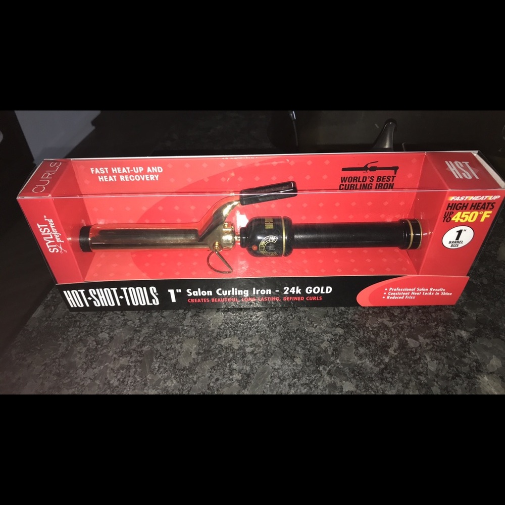 BRAND NEW Hot Tools 1” inch curling iron